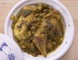 Tajine de poulet aux olives à la marocaine