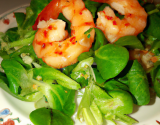 Salade de sarrasin aux crevettes