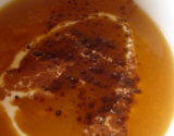 Soupe de potiron au cacao amer