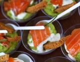 Verrine avocat et saumon au Tartare