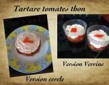 Tartare de tomate thon