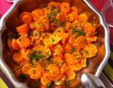Salade de carottes à l'ail et au persil