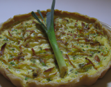 Quiche de poireaux au maroilles