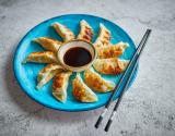 Gyozas aux crevettes et chou chinois