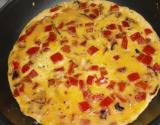 Omelette aux poivrons rouges facile