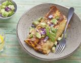 Enchiladas parfumés au bœuf, oignon et avocat