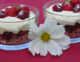 Tiramisu fraise - framboises