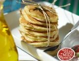 Blinis de courgette et parmesan à l’huile d’olive