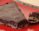 Tarte chocolat carambar sur lit de speculoos