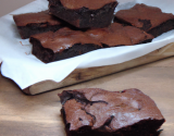 Brownies aux pommes de terre au chocolat noir