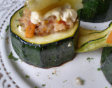 Courgettes farcies végétariennes à la ricotta