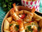 Bourek aux crevettes et au surimi