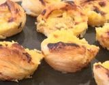 Petits flans portugais sur pâte feuilletée