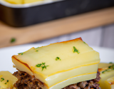 Brick viande hachée, gruyère, pommes de terre