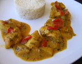 Poulet au curry fruité