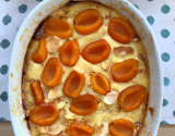 Gratin d'abricots aux amandes