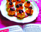 Profiterolles au cassis