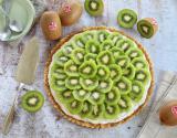 Tarte au kiwi à la ricotta et zeste de citron