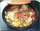 Tajine de poulet à la ratatouille