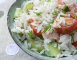 Salade de riz au surimi