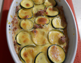 Gratin de courgette au conté