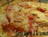 Tarte légère à la tomate