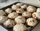 Cookies au chocolat blanc & noix de coco