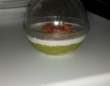 Mousse d'avocat crème et saumon