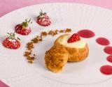 Chou aux fraises, cremeux vanille poivre