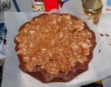 Gateau au chocolat et son nappage corn flakes et mars