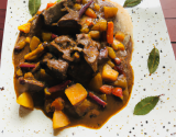 Curry d'agneau aux quatre fruits