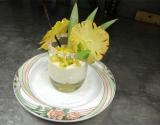 Verrine d'ananas victoria