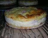 Tartelettes soufflées au jambon et au fromage