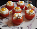 Tomates farcies aux œufs