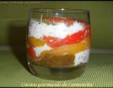 Verrine de brousse aux poivrons