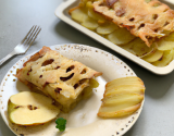 Mille-feuilles de pommes de terre gratiné au Cantal vieux