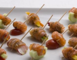 Mini-Brochettes de Saumon Fumé