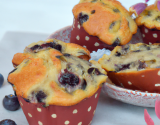 Muffins aux myrtilles faciles