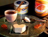 Pana cotta spéculoos, coulis de carambar