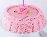 Pink Ruffle Cake