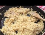 Escalope de veau sauce 'sahara' et son riz camarguais