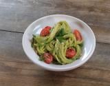 Spaghettis au pesto d'avocat