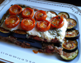 Terrine aubergines ricotta et tomates