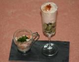 Verrine courgettes - chantilly au ketchup