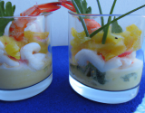 Verrine de la mer rapide