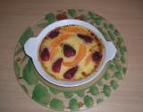 Gratin aux fraises et au melon