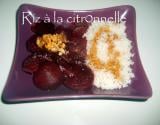 Riz à la citronnelle