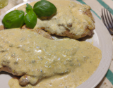 Escalope sauce moutarde