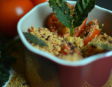 Crumble de tomate au poivre de séchuan