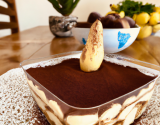 Tiramisu à la poire, au chocolat grand marnier